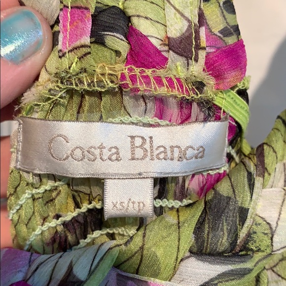 3/12Costa Blanca sheer tank top - Picture 3 of 4